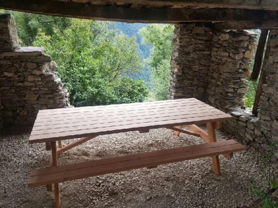 Chalet Avec Vue Sur Le Fort De Chateau Queyras Exterior foto